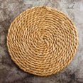 thumbnail image 2 of Straw Woven Placemats Set, Papyloo Woven Table Mats with , Heat-Resistant Insulation Pads, Straw Pot Holders for Kitchen Dining, 2 of 3