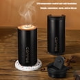 thumbnail image 4 of Blasgw 400ml Stainless Steel Vacuum Insulated Coffee Cup With Lid Coffee Cup Water Cup For Keeping Hot/Iced Coffee Tea Beer Suitable For Travel Office Leisure Black, 4 of 9