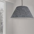 thumbnail image 2 of Dainolite Brynn X-Large 1-Light 100W Transitional Felt Fabric Pendant in Gray, 2 of 2