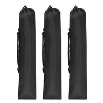 Uxcell 3Pcs Camp Chair Replacement Bag Folding Tripod Carry Bag with Handles Black 38x10 Inch