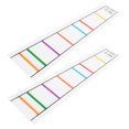 thumbnail image 4 of KAKOWELY 2pcs Transparent Finger Position Guide For Violin Beginners For Learning Scales And Finger Placement, Includes Two Decals For 4/4 Violins,6.81X"X1.77"（LxW）, 4 of 5