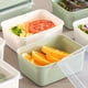 thumbnail image 4 of Recipiente hermético para alimentos Matsuzay tapa hermética Verde 5 piezas, 4 of 6