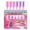Blue & Pink, variant on New Hair Chalk Comb for Girls Kids, Washable Temporary Hair Color Dye for Kids Age 5 6 7 8 9 10+ Birthday Party Gift Cosplay DIY, Children's Days (White, Black)