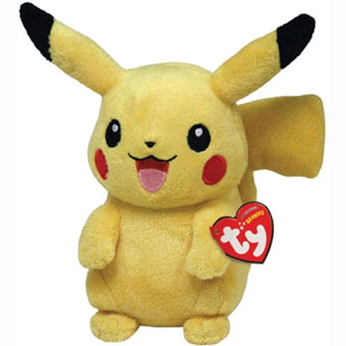 TY Beanie Baby - PIKACHU (Pokemon Black 