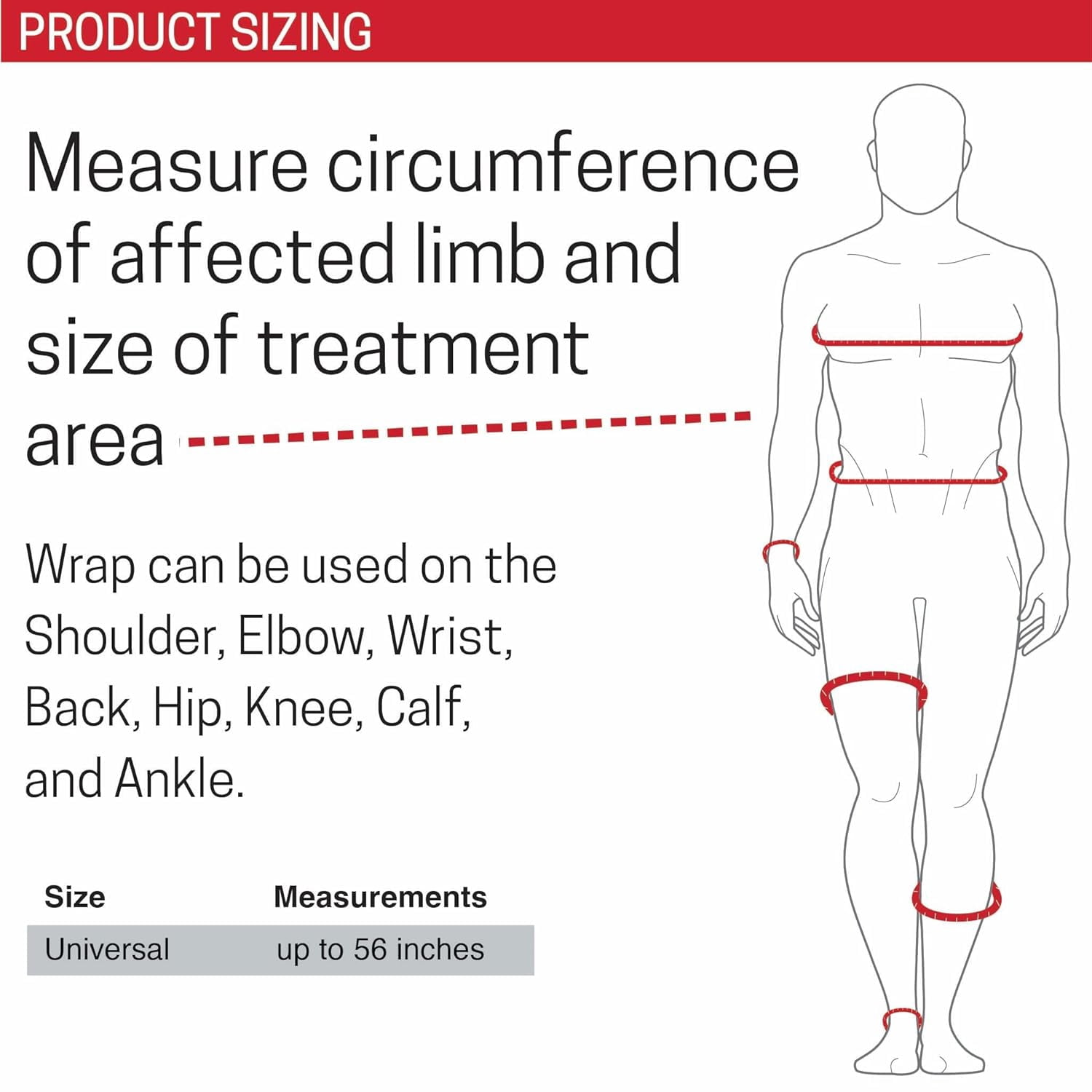 Ezy Wrap Universal Cold Therapy Compression Wrap – Hot or Cold Body Wrap for Pain Relief – Patented First Gel & First Ice Pack Wrap for Multiple Body Parts – Injury & Surgery Recovery Medical Wrap