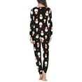 thumbnail image 3 of FKELYI Cartoon Snowman Women Pajamas 2pcs Leisure Women Christmas Pajamas Size 5XL Durable Pajamas for Women's Lingerie, Sleep & Lounge, 3 of 5