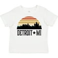 thumbnail image 3 of Inktastic Detroit Michigan Skyline Retro Boys or Girls Toddler T-Shirt, 3 of 5