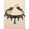 thumbnail image 2 of QQTDFG Tassel Crystal Black Lace Choker for Women Jewelry for Women Necklace-default, 2 of 4