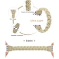 thumbnail image 6 of Wearlizer Compatible with Apple Watch Band 38mm 40mm 41mm Slim Elastic Braided Solo Loop Strap Wristband Stretchy Woven Bracelet Accessories for iWatch Series 8 7 6 5 4 3 2 1 SE, 6 of 7