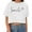 White, variant on Fgnfyis Women's Fashion Crop Top Short Sleeve Printed Casual Summer Womens Summer Tops White XL
