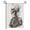 C, variant on GRFHBOR Spring Garden Flag Praying Skeleton Celestial Death Midnight Vow Double-sided High-Quality White Linen Garden Flags for Outside Clearance, 12x18Inch