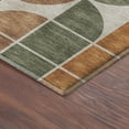 thumbnail image 3 of Addison Rugs Mayfield Premium Machine Washable Transitional Geometric Blue Round Rug, 8' x 8', 3 of 5