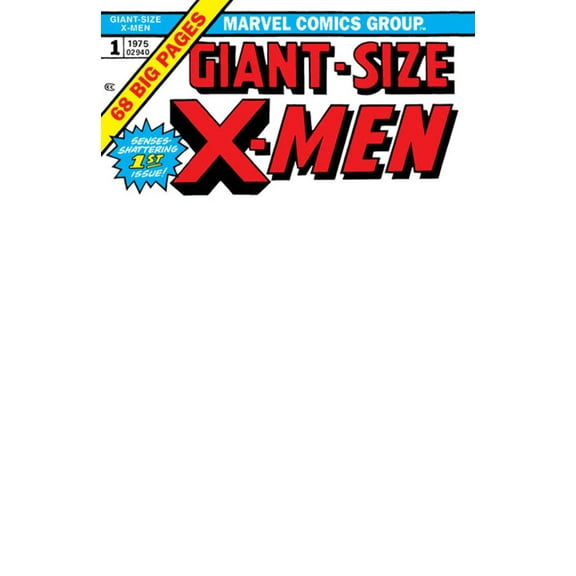 Giant-Size X-Men #1 Facsimile Edition [New Printing] Unknown Comics Exclusive Blank Var (08/16/2023) (08/30/2023)