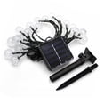 thumbnail image 3 of Globe String Light Solar Powered String Lights 16.4ft 20 LEDs Waterproof Fairy Lights for Patio Garden Warm Lighting, 3 of 5