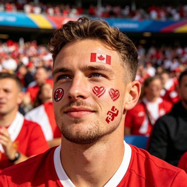 Tatuajes temporales de partidos de fútbol: pegatinas deportivas impermeables para la cara y el cuerpo para niños y adultos, decoraciones para animar a los aficionados en fiestas en estadios,