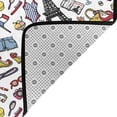 thumbnail image 4 of Area Rugs For Living Room Decor - Eiffel Tower Fancy Soft Anti Slip Throw Washable Rugs 5x7 For Bedroom, Indoor Carpet For Bedroom Living Room 80x58In, 4 of 7