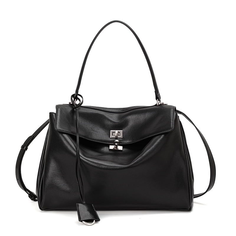 Soft Genuine Leather Rodeo Women's Bag Large Capacity Handbag Underarm Bag Casual Lazy Bag Niche Commuting Cowhide Shouder
