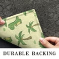 thumbnail image 6 of Yellow Dinosaurs Palm Trees Door Rugs,Washable Non Slip Door Mats Indoor,Decorative Door Mats,Entry Mat Indoor for Entrance,Bedroom,Kitchen,Bathroom,17"x30", 6 of 6