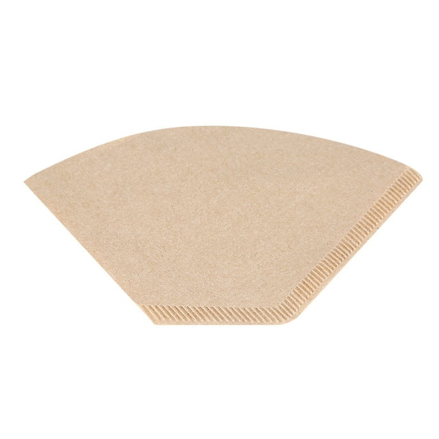 40 Uds. Papeles de filtro para taza de café con forma de cono Natural sin blanquear #102
