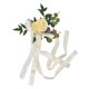 thumbnail image 1 of Flor de la silla de la boda, flor de la silla de la boda decoración nórdica de la silla de la boda flores artificiales de la silla de la boda diseño revolucionario, 1 of 8