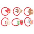 thumbnail image 5 of 6Pcs Holiday Hair Ties Hair Rings In Assorted Color For Daily Wear Suitable For Children Adults, 5 of 5