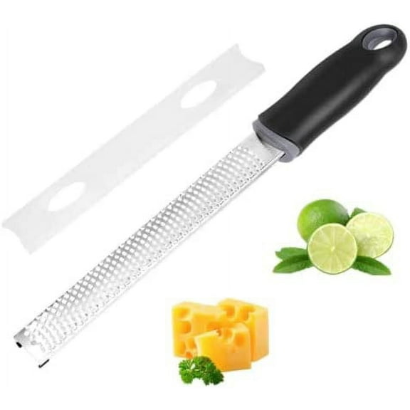 Heavy Duty Cheese Grater & Vegetable Grater- Parmesan Cheese Lemon, Garlic, Nutmeg, Chocolate, Fruits, Vegetables, Ginger Grater - Cheese Shredder & Stainless Steel Grater, Pack of 2