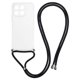 thumbnail image 1 of For Honor X8c 4G Case Reinforced Corner TPU Clear Phone Cover with Lanyard, 1 of 5