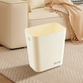 thumbnail image 1 of EGNMCR Trash Can, Garbage Can, Kitchen Trash Can Rectangular Open Top Waste Bin Suitable For Home Bathroom Kitchen Bedroom Office Waste Bin Modern Design Plastic Waste Bin rubbish bin, 1 of 7