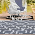 Diamond Lattice Indoor/ Outdoor Area Rug, 6' x 9', Grey - Walmart.com