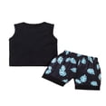 thumbnail image 2 of Little/Big Brother Matching Set Baby Boy Vest Tops Shorts Pants 2PCS Outfits, 2 of 5