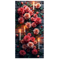 thumbnail image 3 of Valentine's Day Heart Love Backdrop Banner Romantic Flower Design Wedding Photo Props Party Decorations Background Event Display, 3 of 4