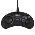 thumbnail image 2 of Tholdsy Controlador de juegos con cable Gamepad Joypad Controlador Consola de juegos Manija para 16bit Videojuegos y accesorios, 2 of 6