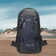 thumbnail image 1 of Fiudx Mochila de Senderismo de 60 L de Gran Capacidad, de Nailon Resistente Al Desgarro, con Correas Ergonómicas para Los Hombros, Diseño Impermeable, con Múltiples Bolsillos, Ideal para Viajes, Send, 1 of 6