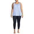 thumbnail image 2 of Secret Treasures Women's Plus Size Shirred Sleep Tank Top, 2 of 5