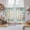Brown, variant on Beach Coastal Kitchen Curtain for Berdoom Living Room Cafe 45 Inch Length, Summer Coral Starfish Nautical Ocean Retro Tiers Curtains Light Filtering Drapes Window Treatment 2 Panels 52"Wx45"L