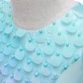 thumbnail image 5 of KONBECA Toddler Girls Princess Dress, Little Girls Party Wedding Dress, Lace Bowknot Cute Mermaid Beading Dress, Kids Pageant Flower Girl Sleeveless Dress, Birthday Gifts for Girls Green (9-10 Years), 5 of 8