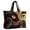 B Black L, variant on Women's Quilted Tote Bag Lightweight Funny Printed Handbags Large Capacity Shoulder Bags Foldable for Travel