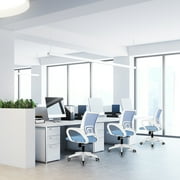 NEO CHAIR Office Computer Chair Ergonomic Mid-Back Mesh Desk Chair, Skyblue