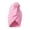 Pink, variant on Dreams & Co. Plus Size Towel Headwrap.