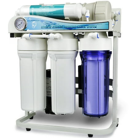 iSpring RCS5T 500 GPD Tankless Side-Flow Commercial 5-Stage Reverse Osmosis Water Filter