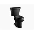 thumbnail image 1 of Kohler K-3977-7 1.6GPF Wellworth WC Rond 2 Pièces - Noir, 1 of 1