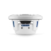 JL Audio M6-770X-S-GwGw-i 7.7-inch Marine Coaxial Speakers with Transflective™ LED Lighting, Gloss White