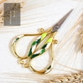 thumbnail image 1 of BUYISI European Style Vintage Embroidery Scissors Sewing Fabric Sewing Cutting Shears Green, 1 of 5