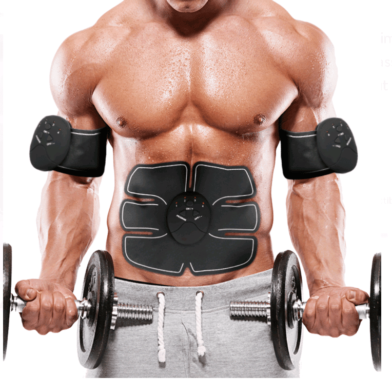 ABS Stimulator Portable Ultimate Abs Stimulator Abdominal Muscle Toner Massage Toning Belt Home Office Body Fitness... by EECOO
