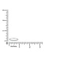 thumbnail image 4 of 1/2 CT Round Cut Natural White Diamond Eternity Wedding Band Ring For women In 10K Solid White Gold (Color: I-J, Clarity: I2-I3, 0.50 Cttw) -7.5, 4 of 5