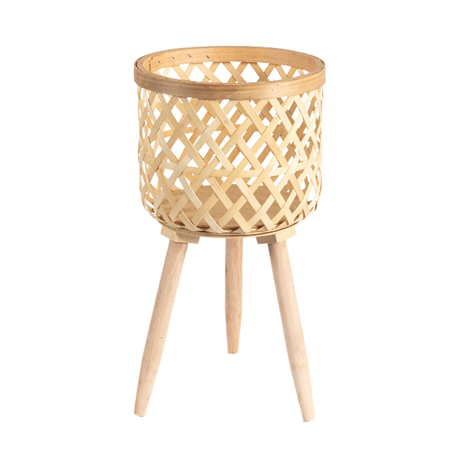 Bamboo Plant Stand Decorative Stools for Plants Tall Indoor Plant