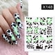 thumbnail image 2 of Calcomanías de agua para uñas con estampado de leopardo de línea abstracta de Harunouta, decoración deslizante de mármol con hojas de flores para el diseño de uñas de otoño Deng Xun unisex, 2 of 2