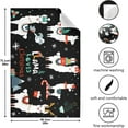thumbnail image 3 of Dreamtimes Merry Christmas with Llama Set Kitchen Towels Set of 4 Dishcloths Hand Towels Tea Towels Ultra Absorbent for Cleaning Washing Drying Dishes Tableware 28'' x 18'', 3 of 7