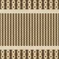 thumbnail image 1 of Ahgly Company Machine Washable Indoor Square Transitional Red Brown Area Rugs, 7' Square, 1 of 7