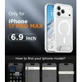 thumbnail image 3 of Funda Delgada Mate con Soporte Oculto para iPhone 17 Pro Max 6.9", Mate Transparente, 3 of 8